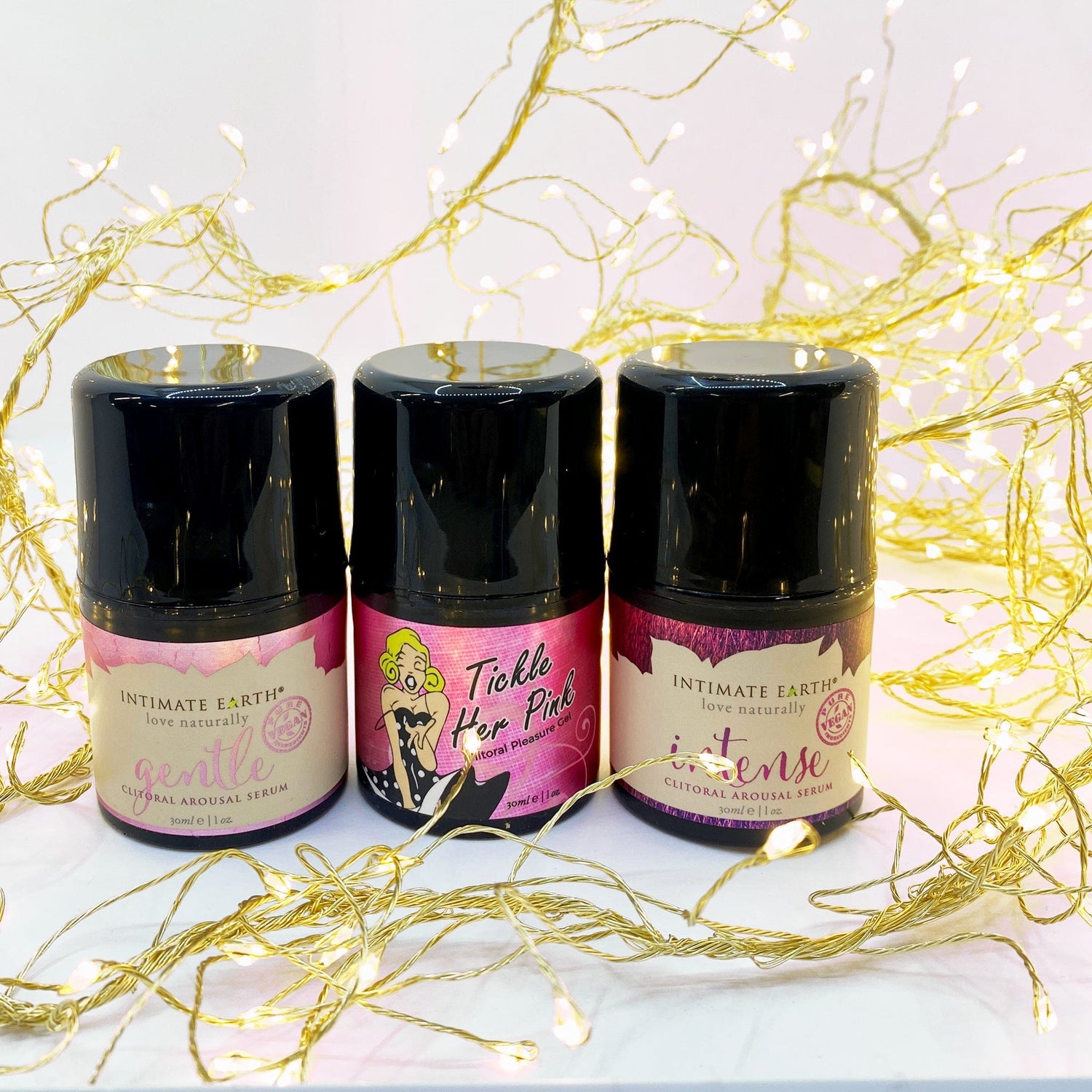 Pleasure Gels to enhace sex & orgasm; Tickle her pink clitoral get & intimate organics intense & gentle