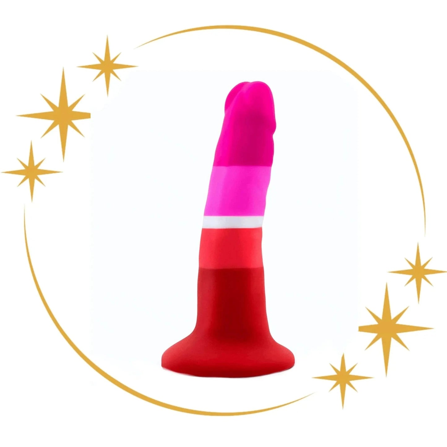 Avant Lesbian Pride Suction Dildo - Sh! Women's Store