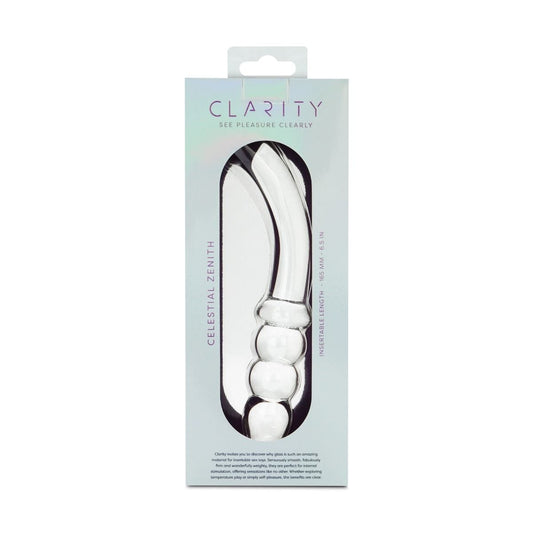 Sh! Women's Store Glass Dildo Clarity Glass G-Spot Dildo