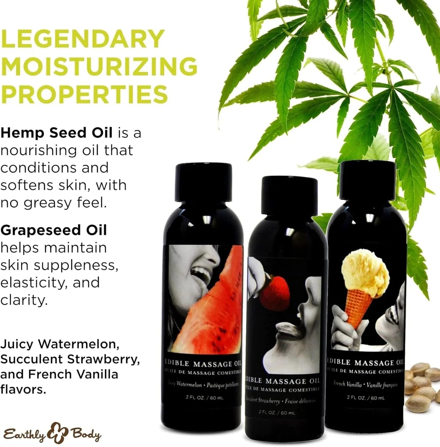 Earthly Body Edible Massage Oil Gift Set Box - Sh! Women's Store