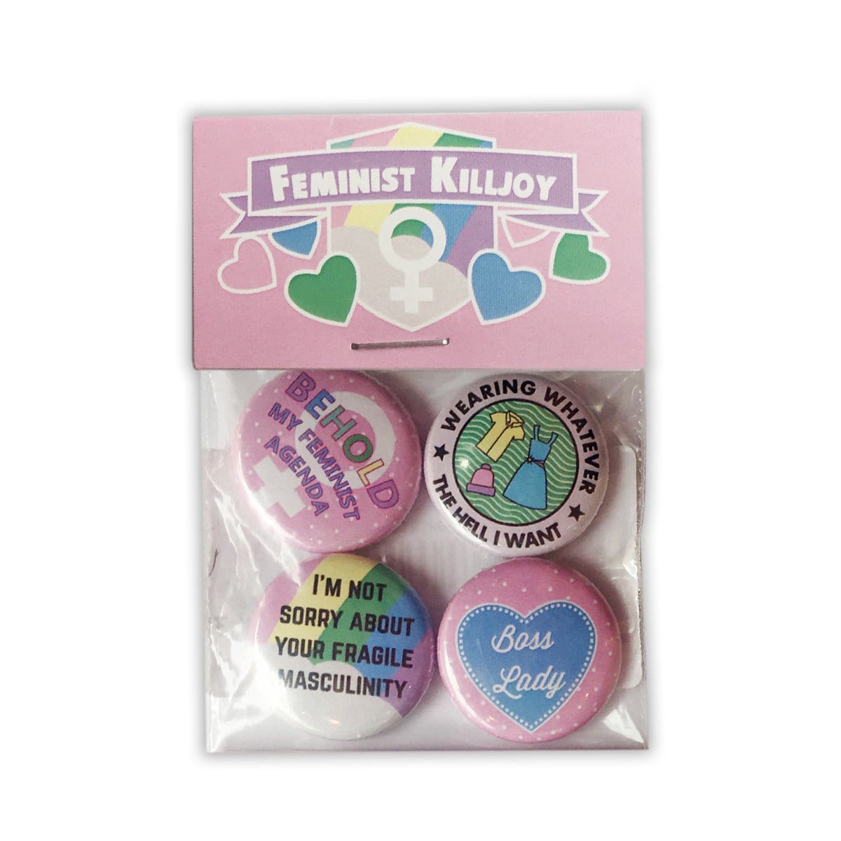 Feminist Killjoy Badge Pack - Sh! Women's Store