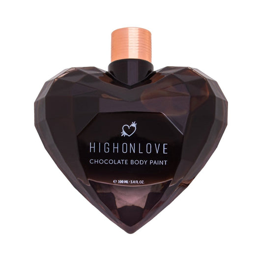 Sh! Women's Store Body Paints High On Love Dark Chocolate Body Paint with Hemp
