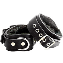 Sh! Women's Store Cuffs Black Sh! Leather Bondage Wrist Cuffs