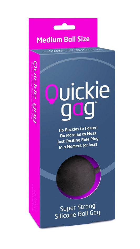 Sh! Women's Store Gags Black Gag Small Quickie Silicone Ball Gag