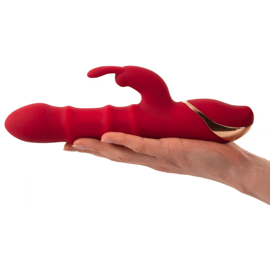 Sh! Women's Store Rabbit Vibrator Rabbit Vibrator with 3 Moving Rings