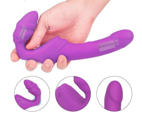 Sh! Women's Store Vibrating Strapless Remote Control Strapless Strap On