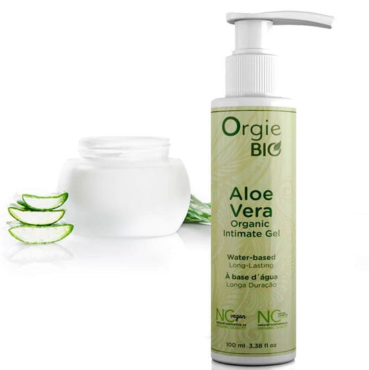 Sh! Women's Store Water-Based Lube Orgie Bio Organic Vegan Lube Aloe Vera