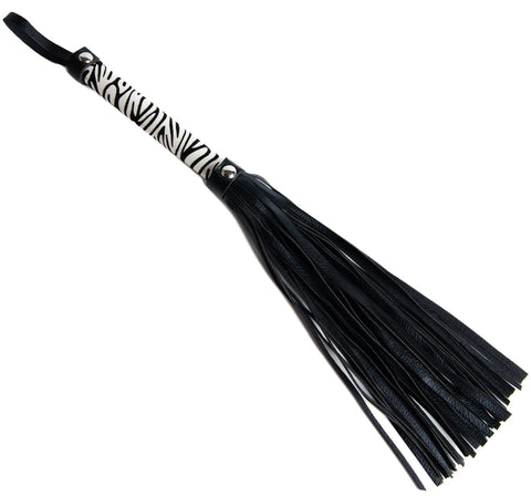 Sh! Women's Store Whips Red & Black Leather Look Flogger