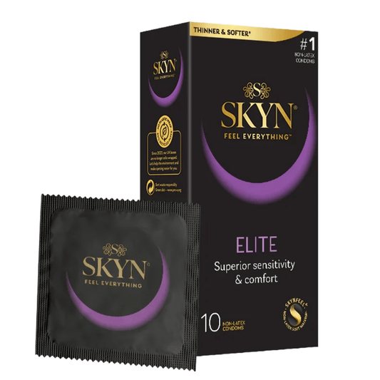Sh! Women's Store Condoms Elite Skyn Non-Latex Condoms: 10-Pack