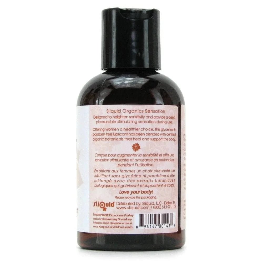 Sliquid Organics Sensation Lube - Sh! Women's Store