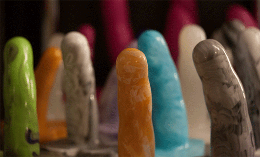 Sh! Marble Dildos - Hand-Poured Sex Toys