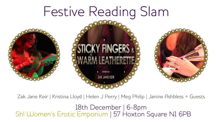 Festive Reading Slam at Sh! | Fri 18th Dec | 6-8pm | FREE! - Sh! Women's Store
