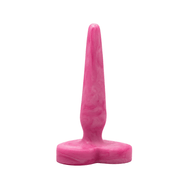 Sh! Women's Store Butt Plugs Marble Pink & White Beginners Butt Plug