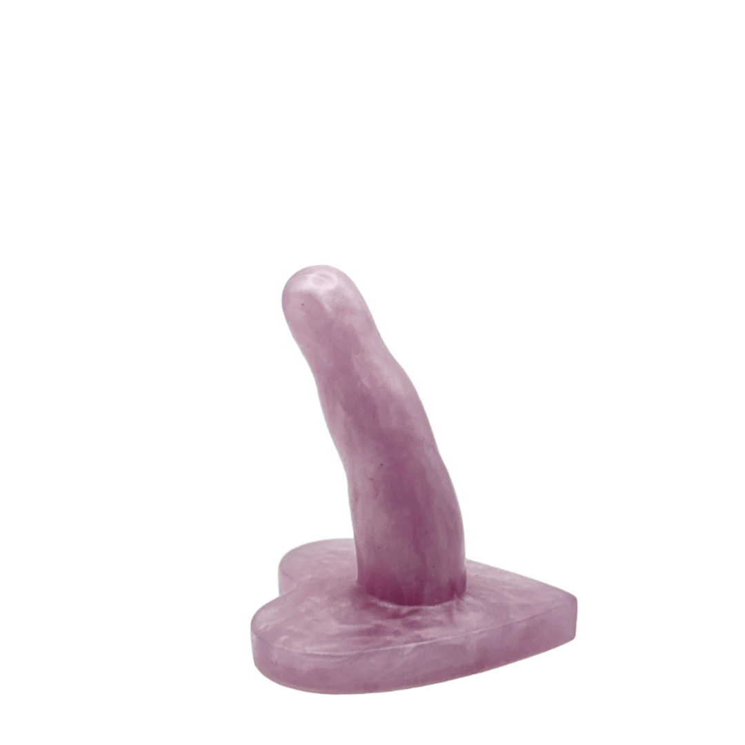 Sh! Women's Store Sh! Dildo Pearly Lilac Cupid 1 Curved Silicone Dildo