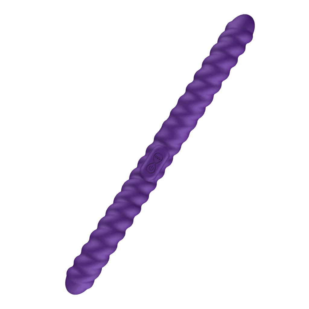 Sh! Women's Store Double Dildo Double-Ended Flexible Vibrator with Remote Control