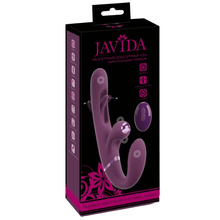 Sh! Women's Store Strapless Dildo Javida Remote Control Strapless Strap-On with Flicking Tongue