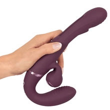 Sh! Women's Store Strapless Dildo Javida Remote Control Strapless Strap-On with Flicking Tongue