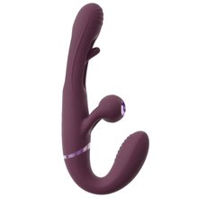Sh! Women's Store Strapless Dildo Javida Remote Control Strapless Strap-On with Flicking Tongue