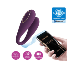 Sh! Women's Store Couple's Vibrator Pretty Love August App Control Couples Vibe
