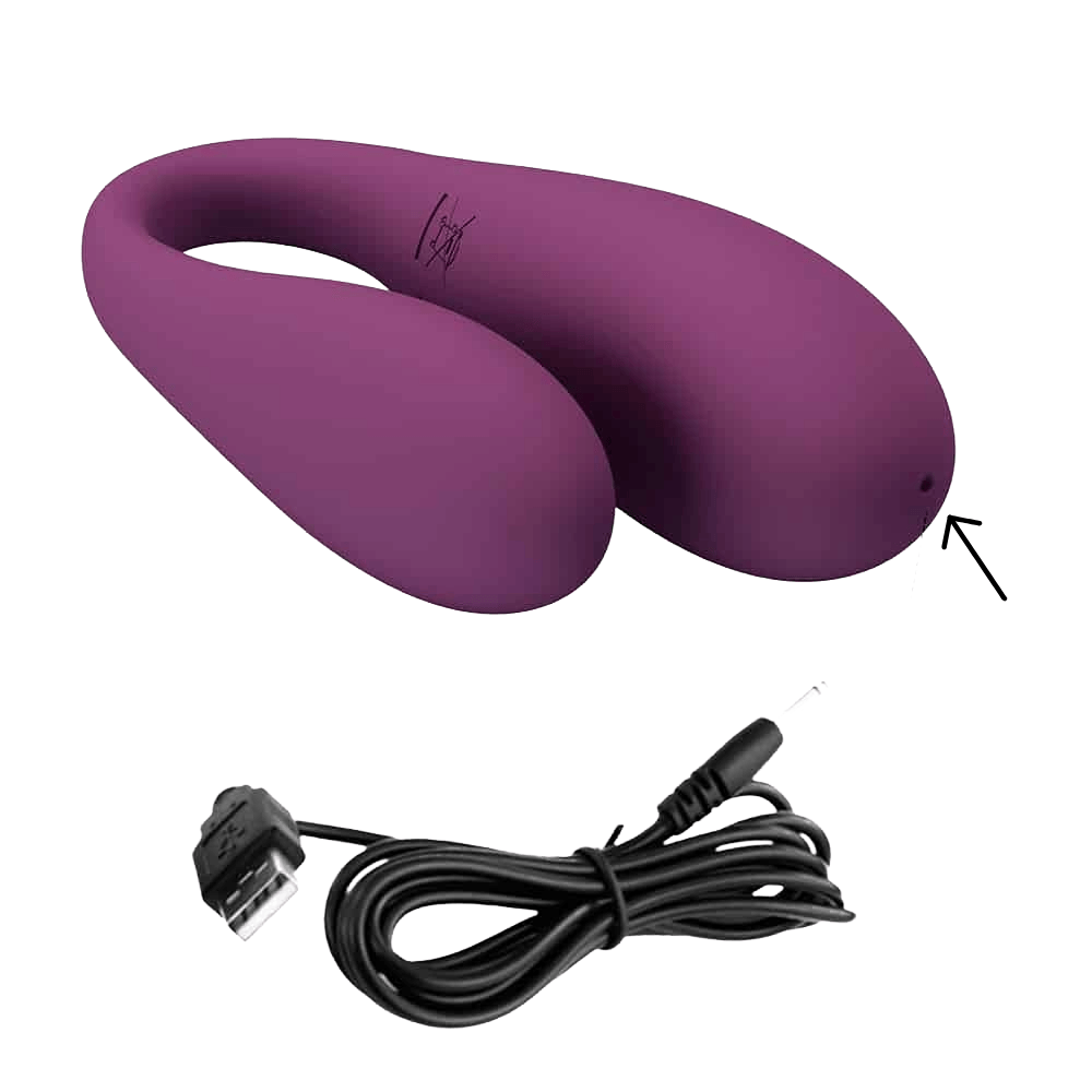 Sh! Women's Store Couple's Vibrator Pretty Love August App Control Couples Vibe