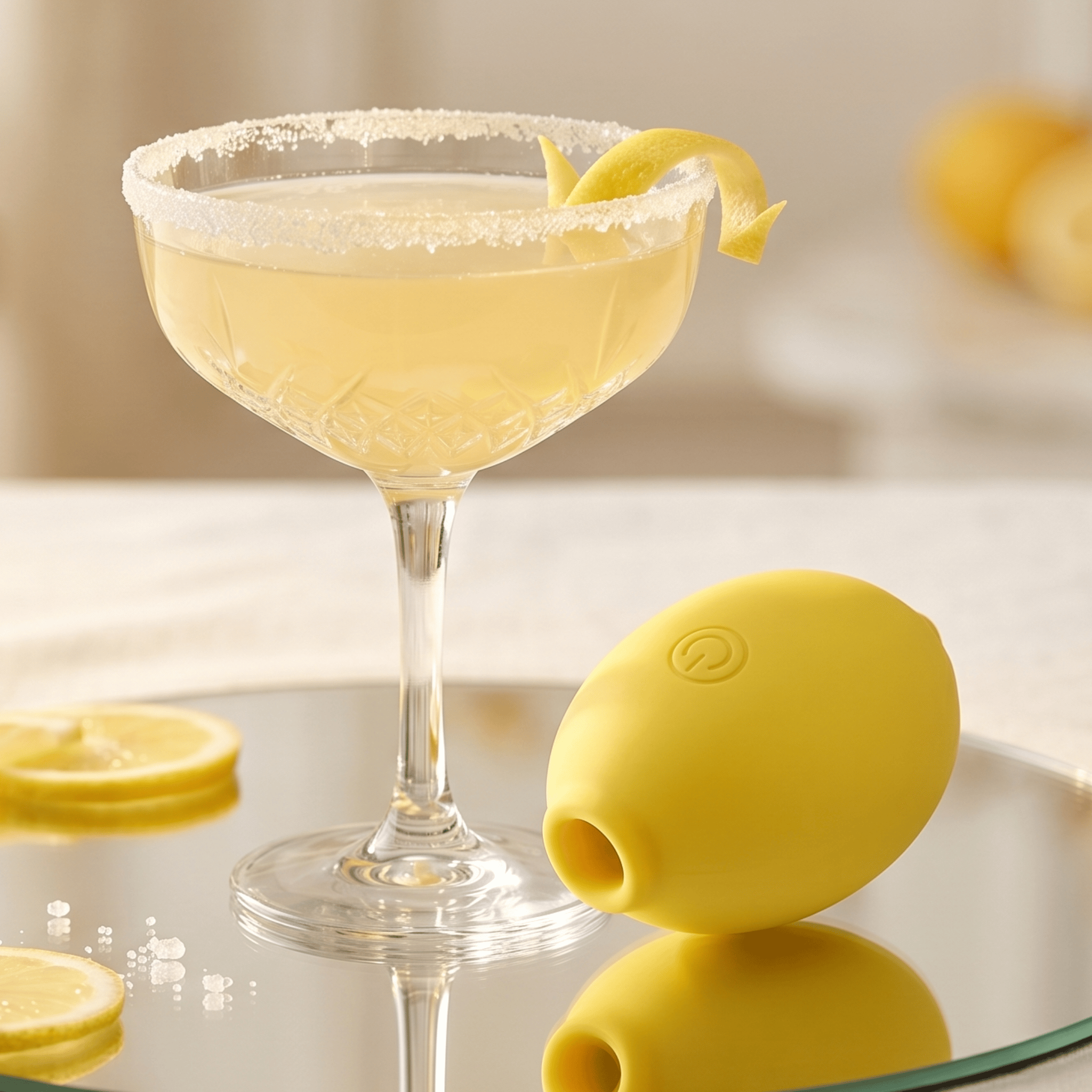 Sh! Women's Store Clit Suction Toys The Lemon Clit Suction Vibe