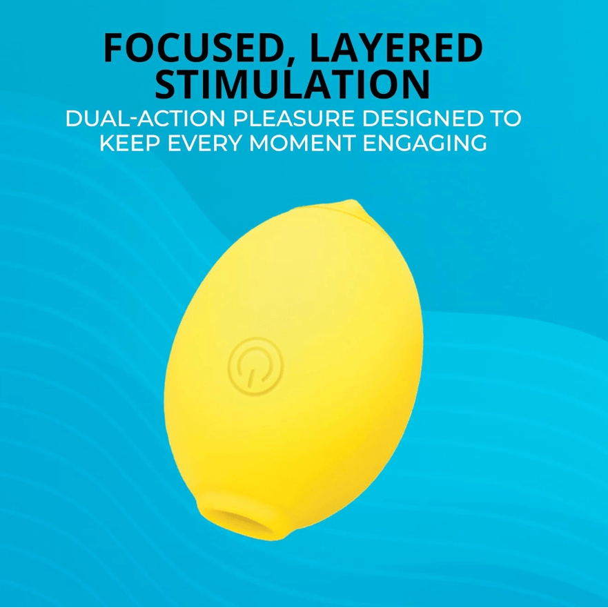 Sh! Women's Store Clit Suction Toys The Lemon Clit Suction Vibe