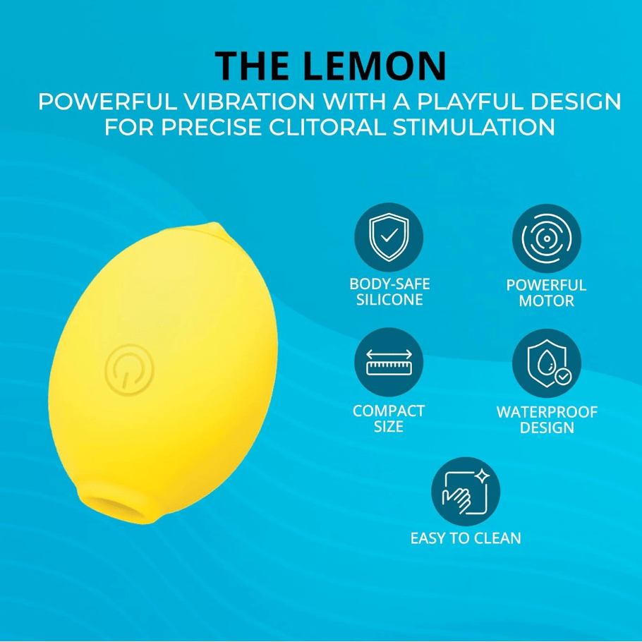 Sh! Women's Store Clit Suction Toys The Lemon Clit Suction Vibe