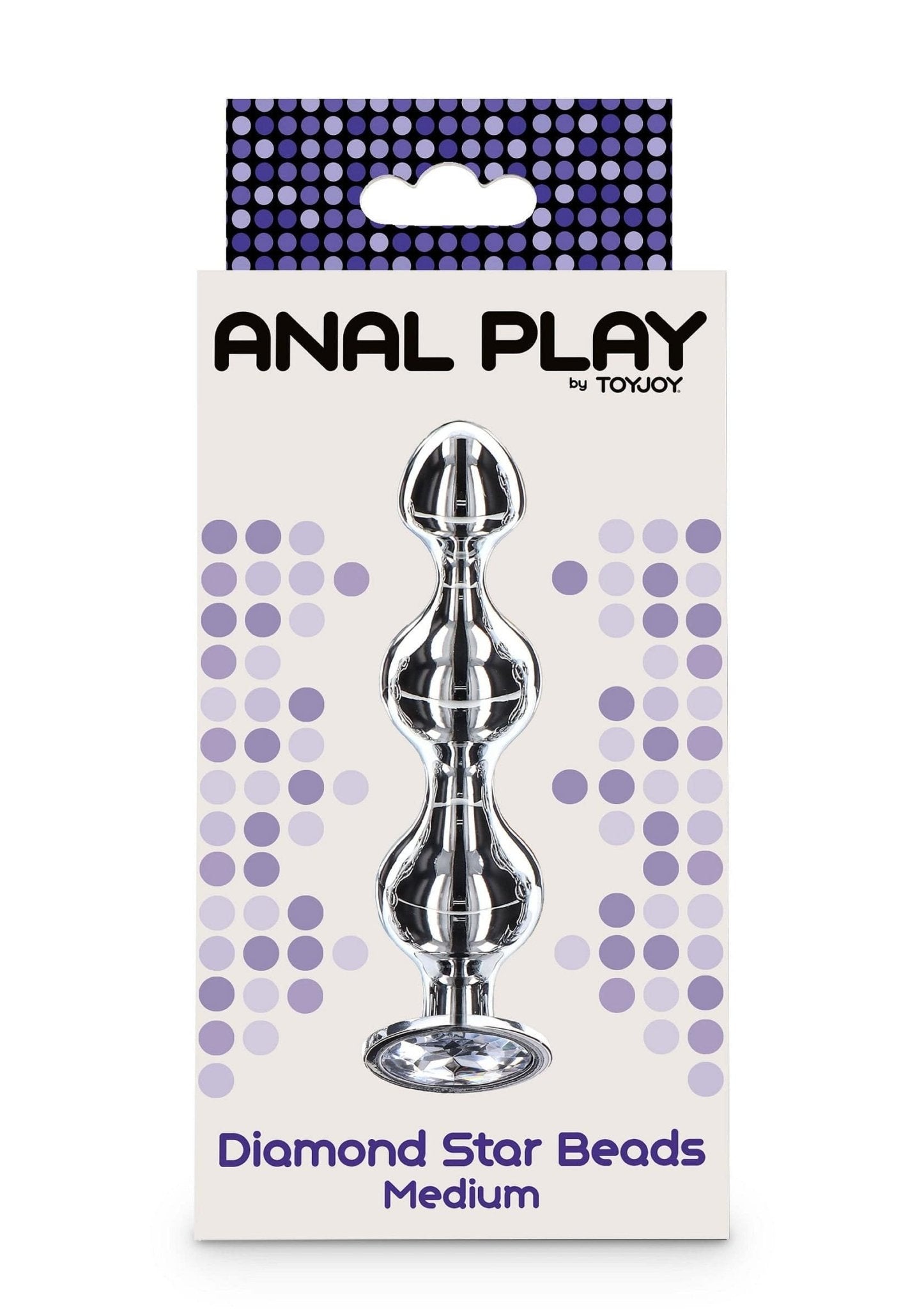Anal Play Diamond Star Beads: Medium *Discontinued* - Sh! Women's Store