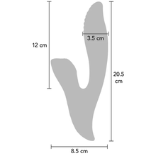 Sh! Women's Store Rabbit Vibrator Athena Tapping Sensation Dual Stim Vibe