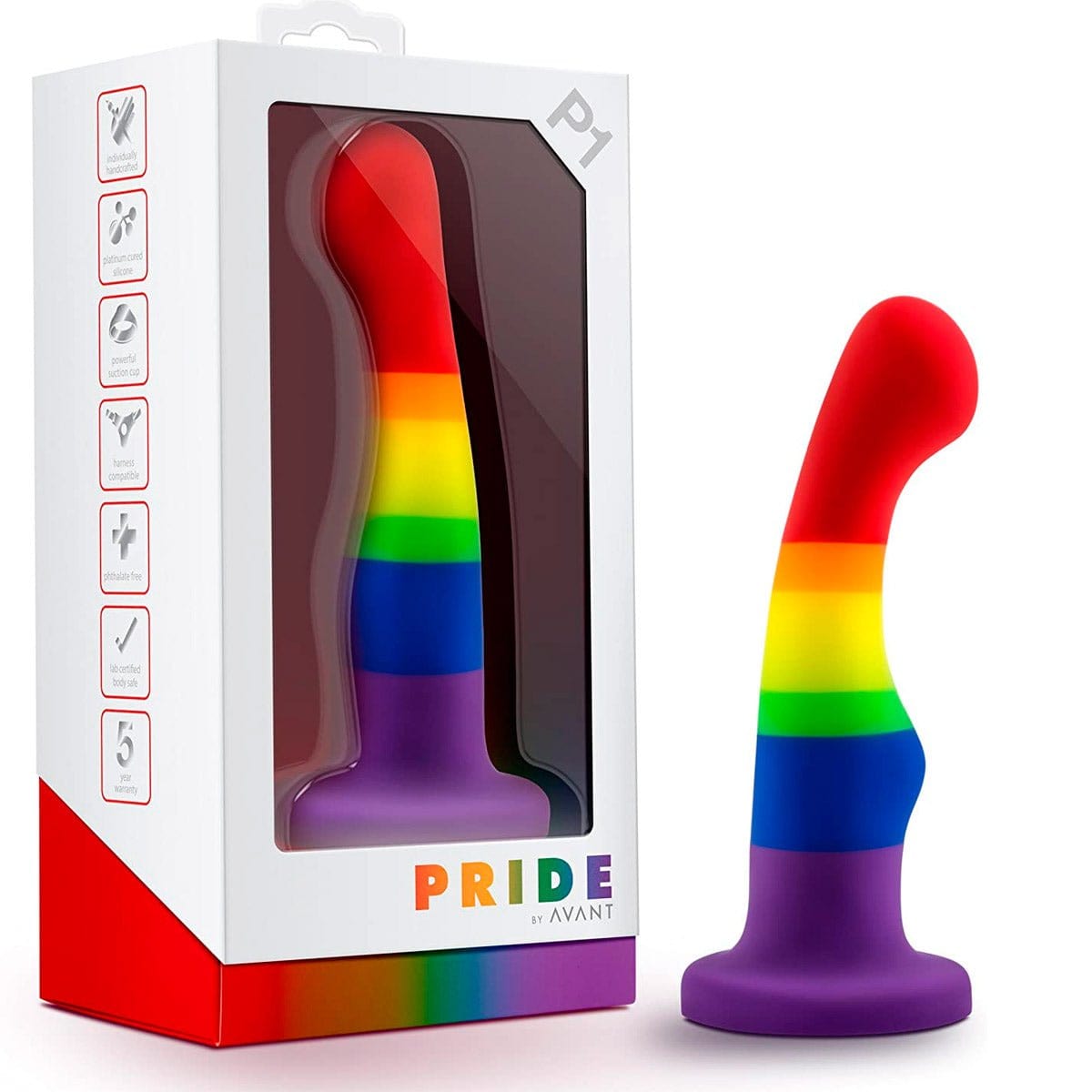 Avant Freedom Gay Pride Suction Dildo - Sh! Women's Store
