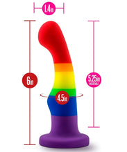 Avant Freedom Gay Pride Suction Dildo - Sh! Women's Store