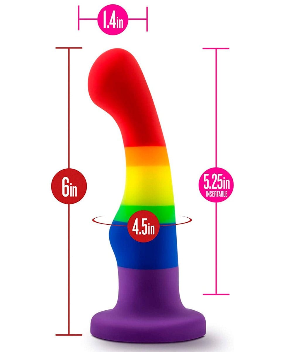 Avant Freedom Gay Pride Suction Dildo - Sh! Women's Store