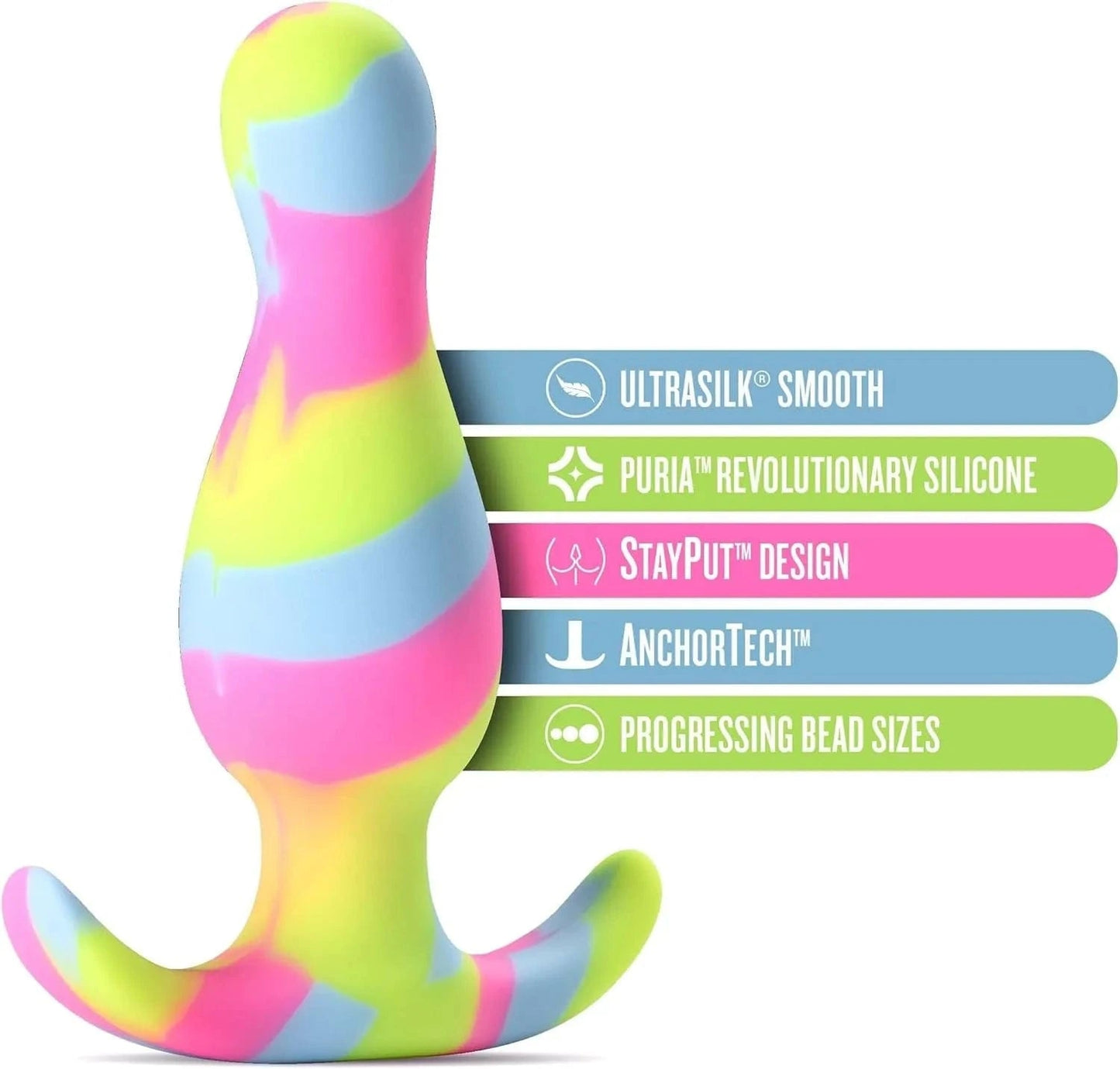 Avant Kaleido Lime Butt Plug - Sh! Women's Store