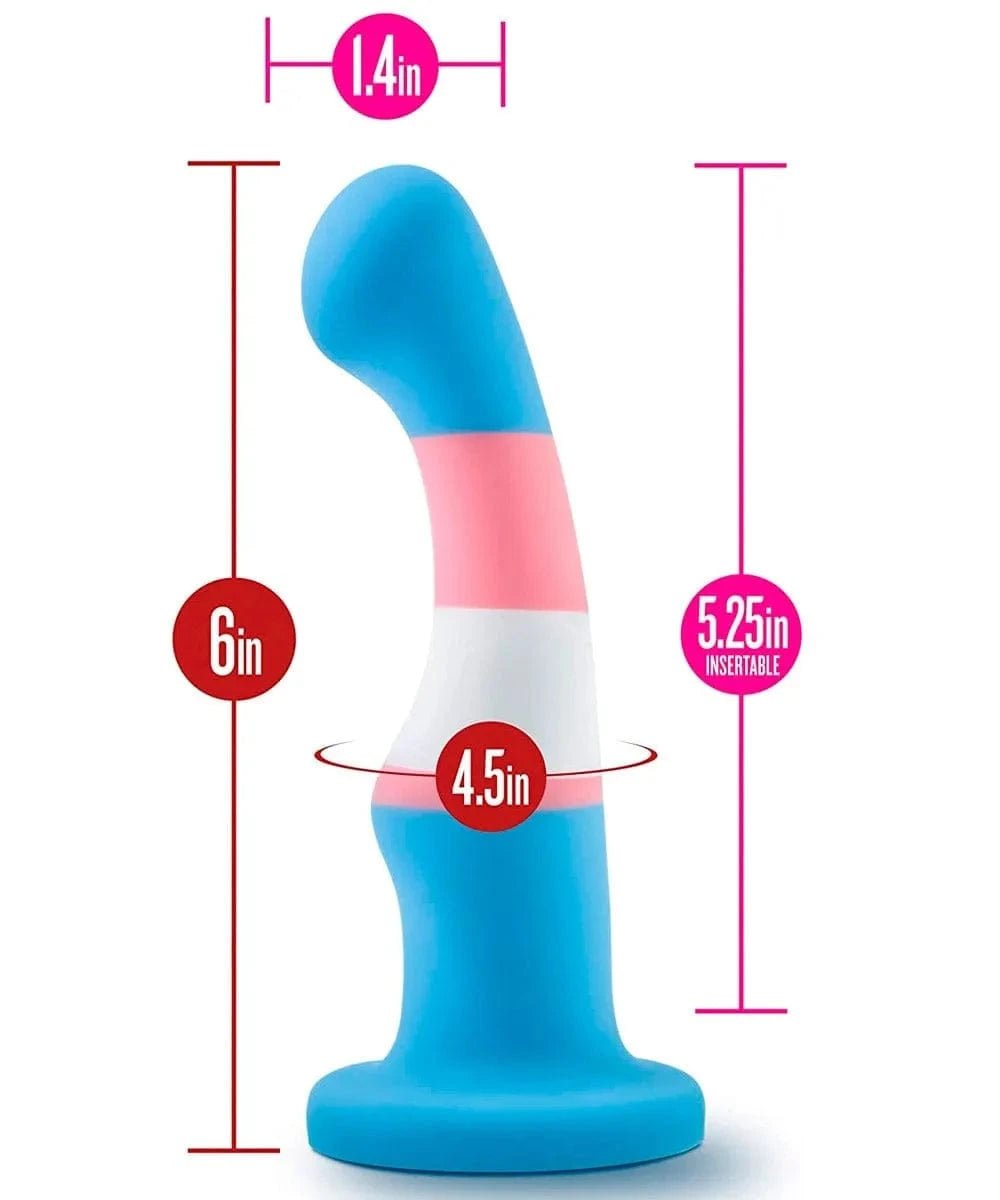 Avant Trans Pride Dildo *Discontinued* - Sh! Women's Store
