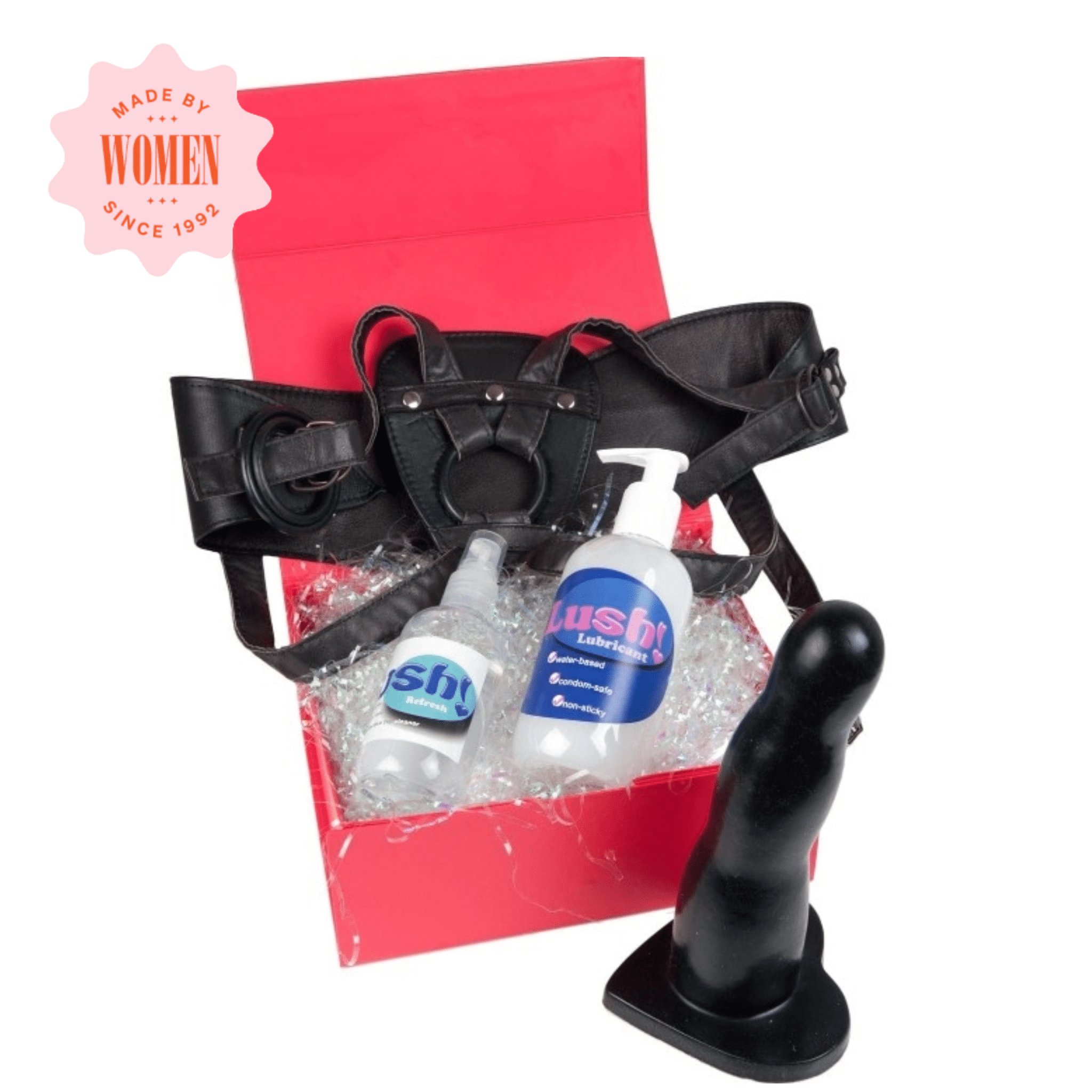 Big Strap On Silicone Dildo Kit - Sh! Women's Store