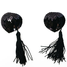 Black Sequin Nipple Tassels - Sh! Women's Store