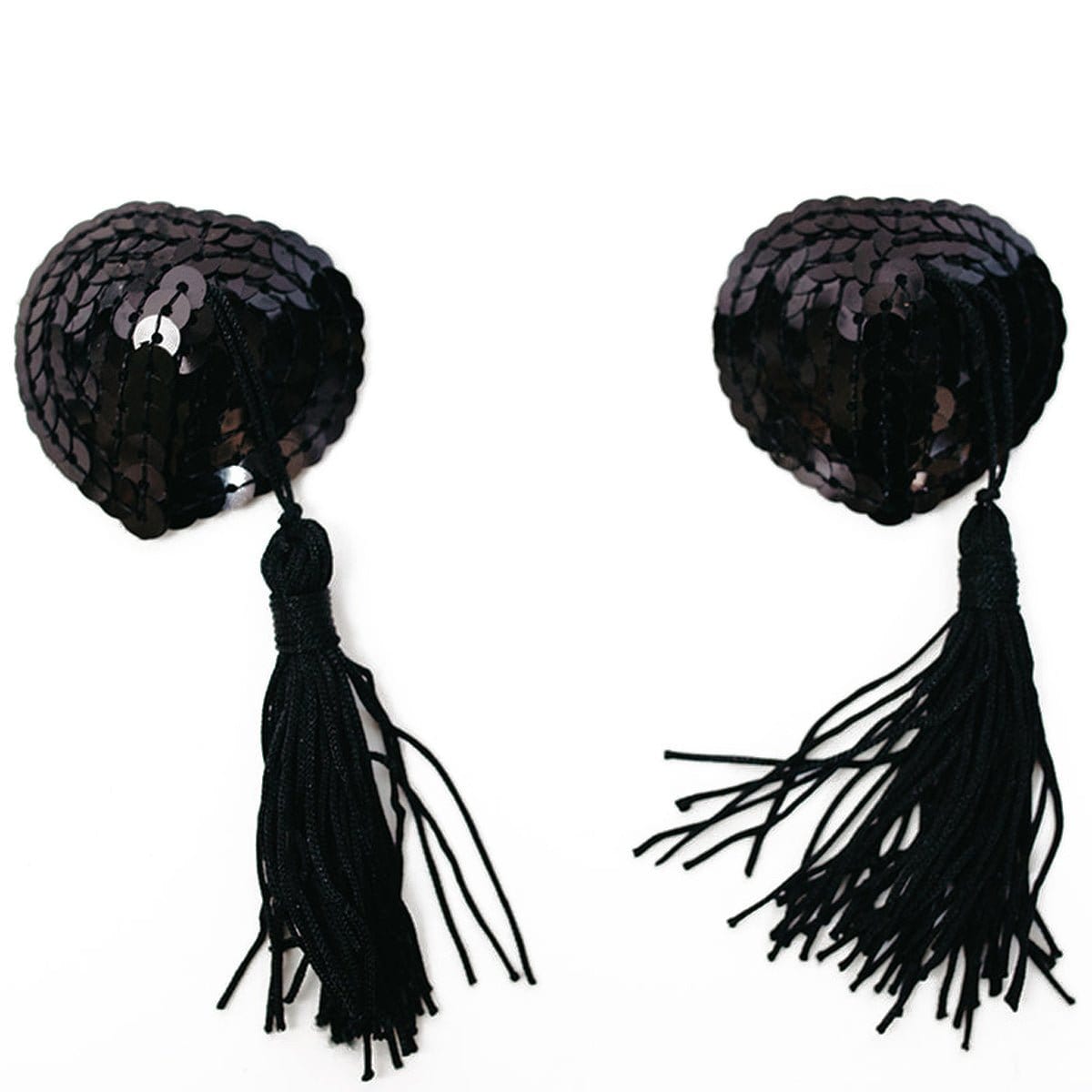 Black Sequin Nipple Tassels - Sh! Women's Store