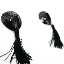 Black Sequin Nipple Tassels - Sh! Women's Store
