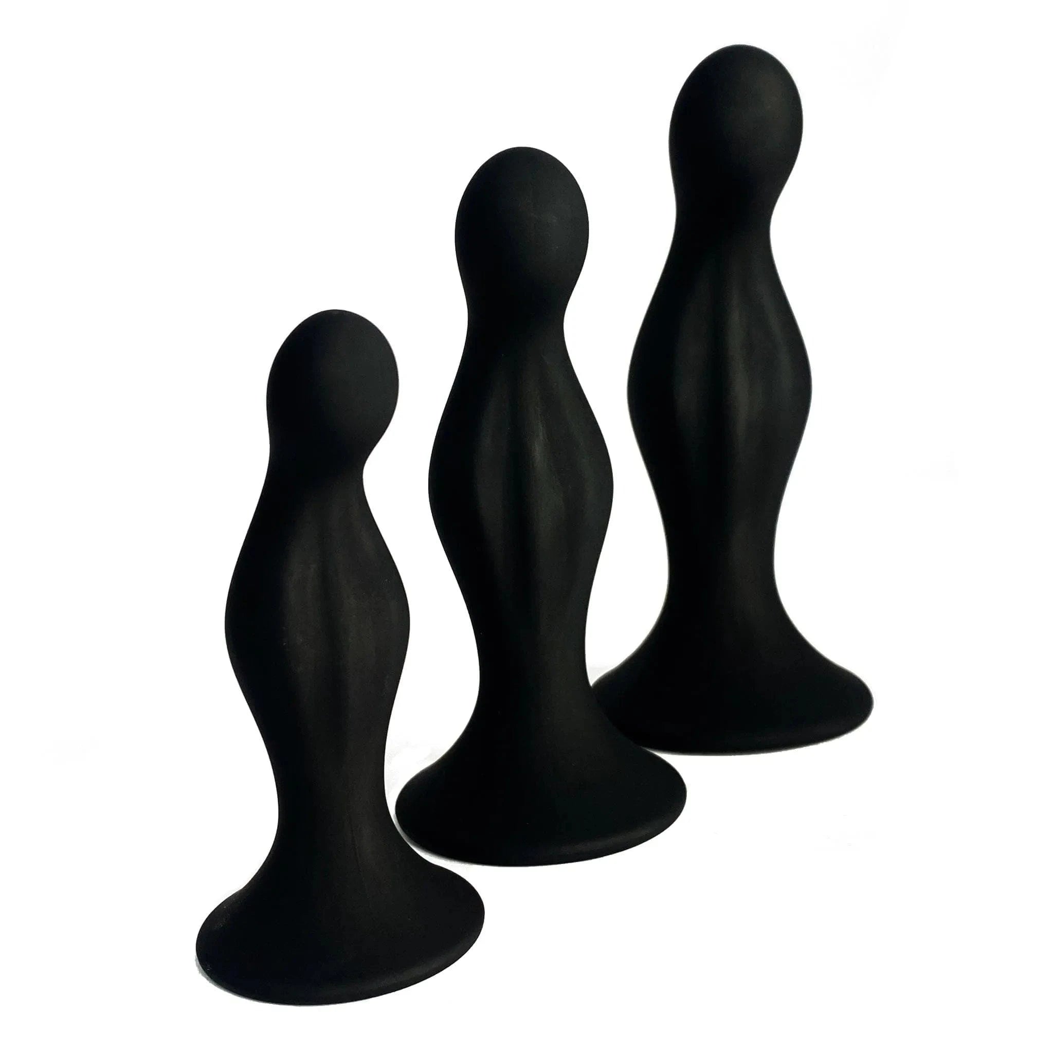 Black Triple Butt Plug Set *Discontinued* - Sh! Women's Store