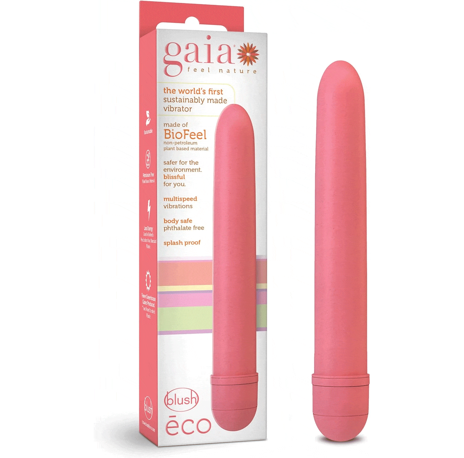 Blush Classic Vibrators Gaia Eco Vibrator