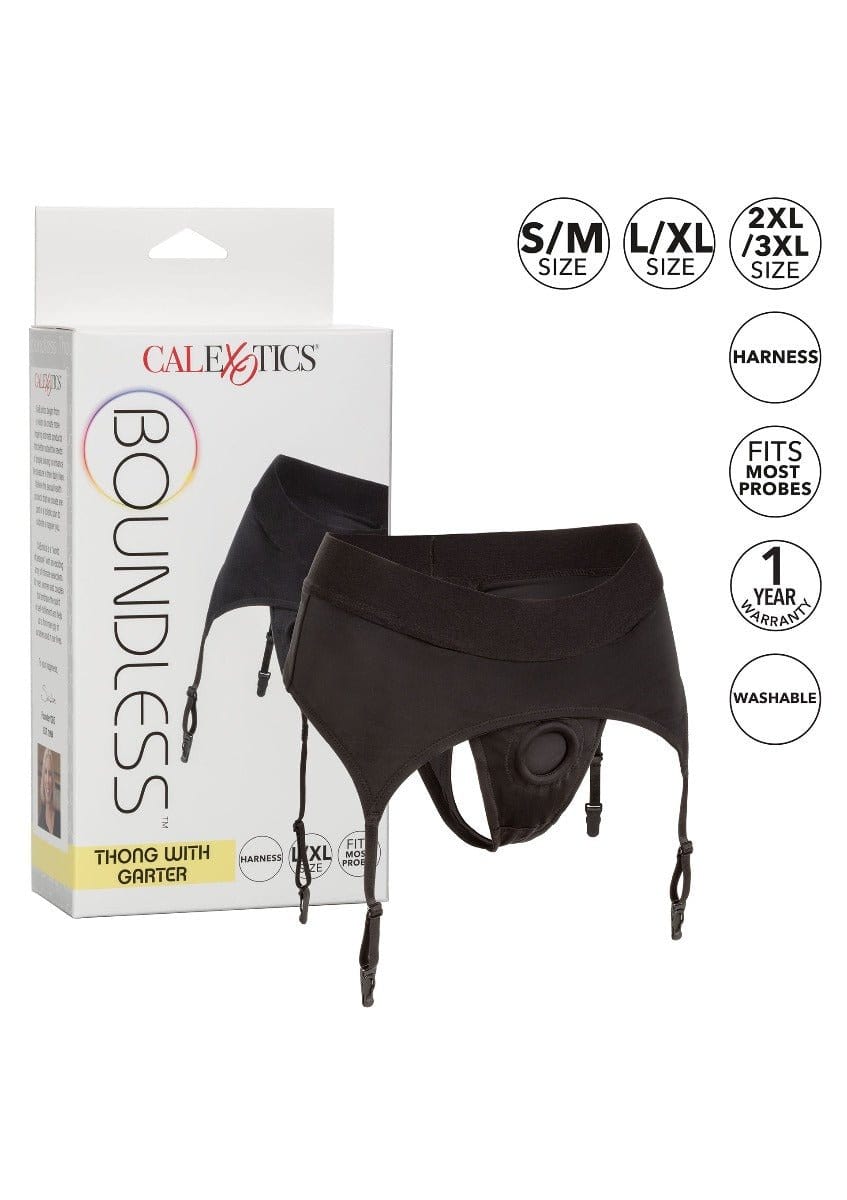 Boundless Harness Thong with Garter - Sh! Women's Store