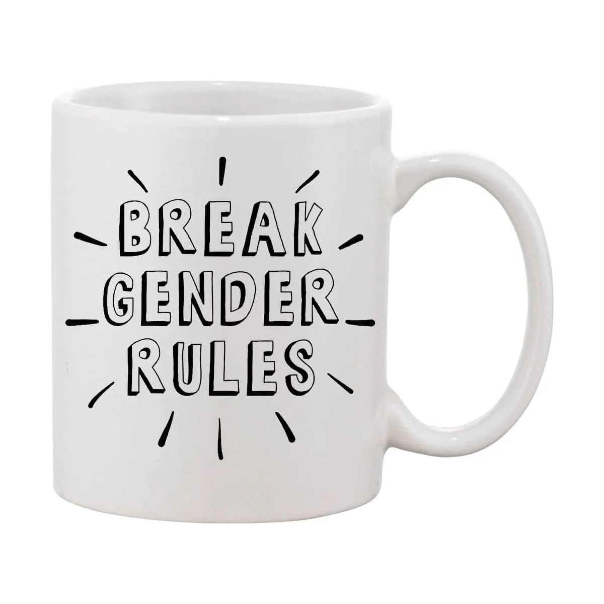 Break Gender Rules Mug DISCONTINUED - Sh! Women's Store