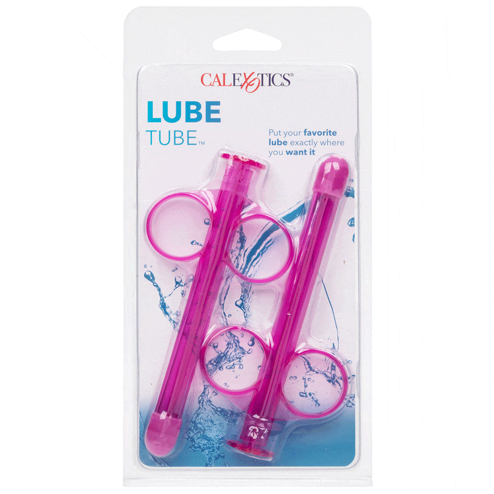 CalExotics Vaginal PINK Lube Tube Applicators