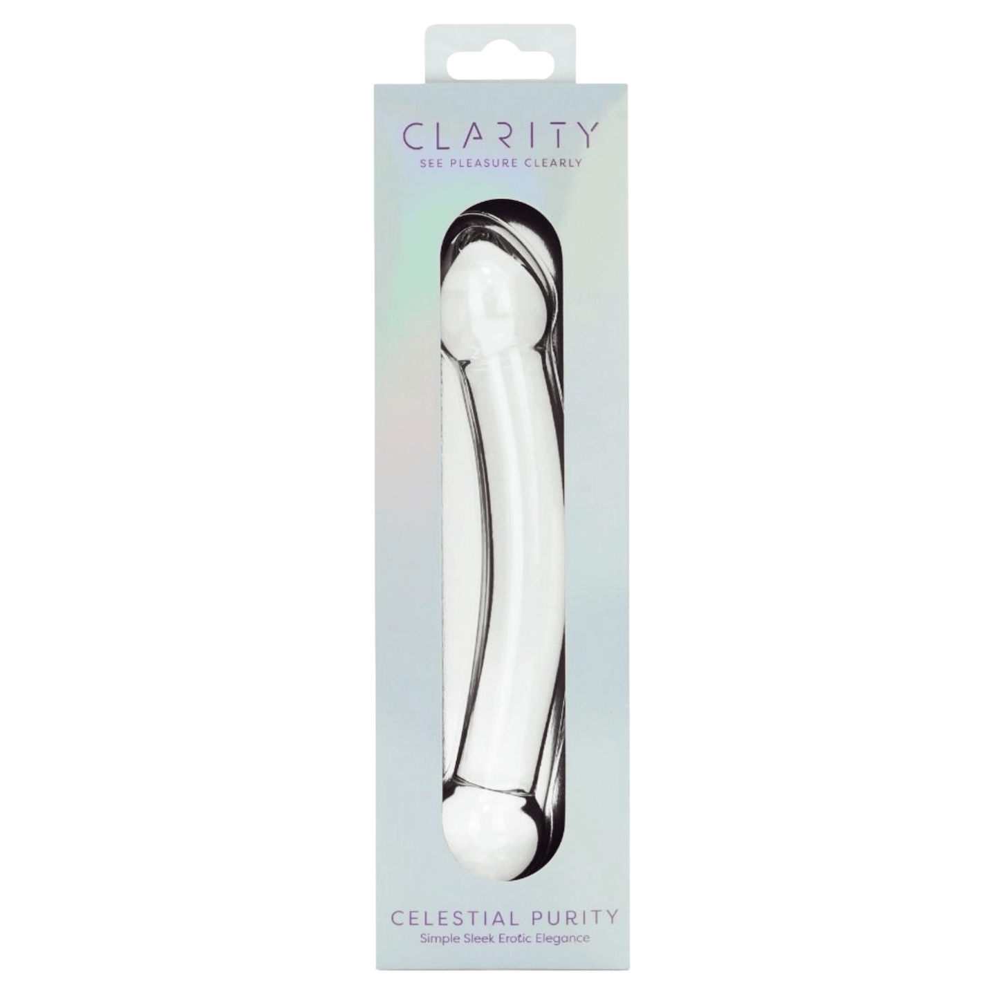 Sh! Women's Store Glass Dildo Clarity Purity G-Spot Glass Dildo
