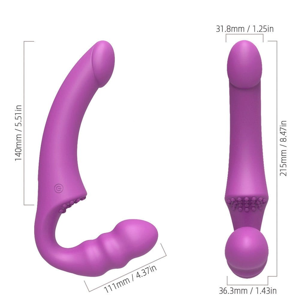Clit - Stim Strapless Double Dildo DISCONTINUED - Sh! Women's Store