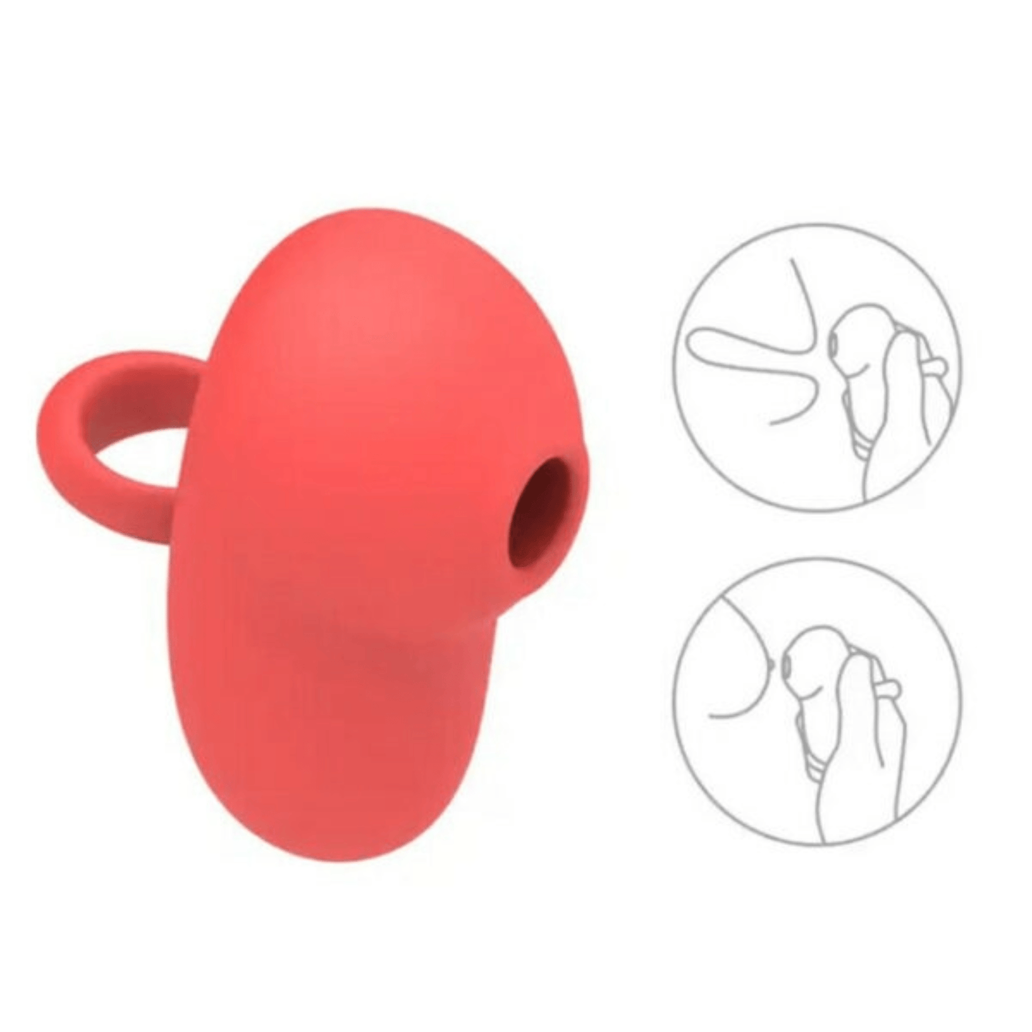 Clit Suction Vibe With Finger Loop - Sh! Women's Store