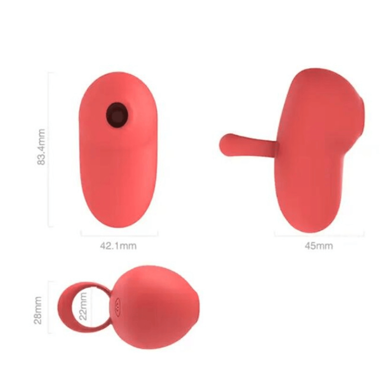 Clit Suction Vibe With Finger Loop - Sh! Women's Store