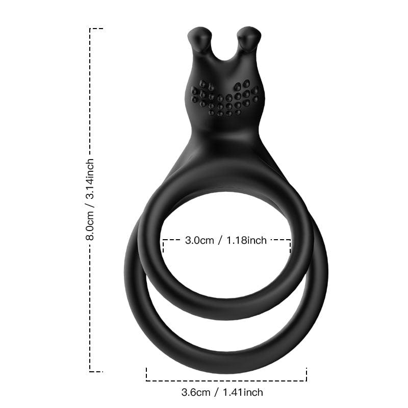 Clit - Tickling Rabbit Cock & Balls Ring - Discontinued - Sh! Women's Store
