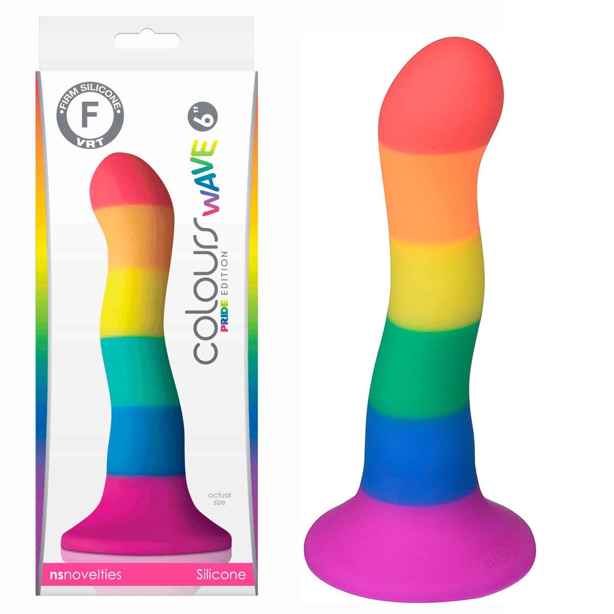 Colours Pride Edition Suction Dildo - Sh! Women's Store