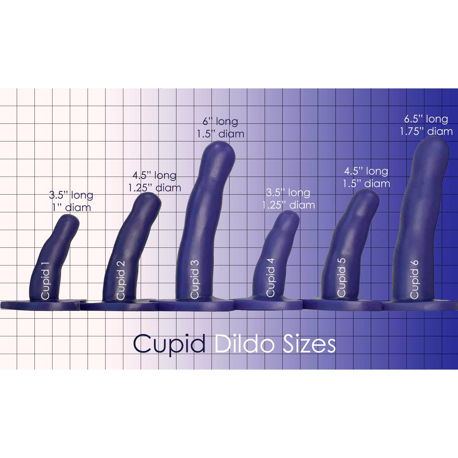 Cupid 3 White Silicone Dildo - Sh! Women's Store